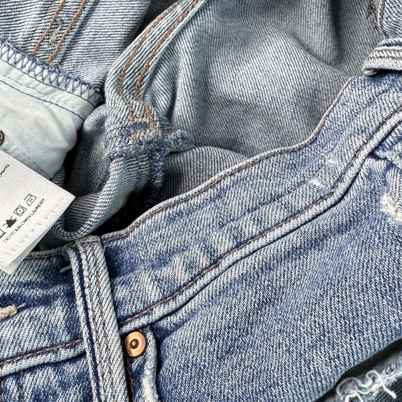 Mother Superior The Tripper 20 Minutes of Fame Light Wash Denim Jeans Size 26 - Picture 10 of 16